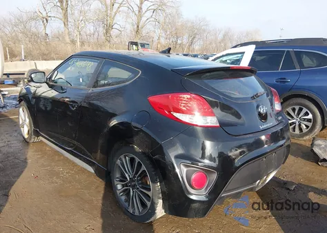 2016 Hyundai Veloster Turbo from USA, damaged, VIN KMHTC6AE6GU275078